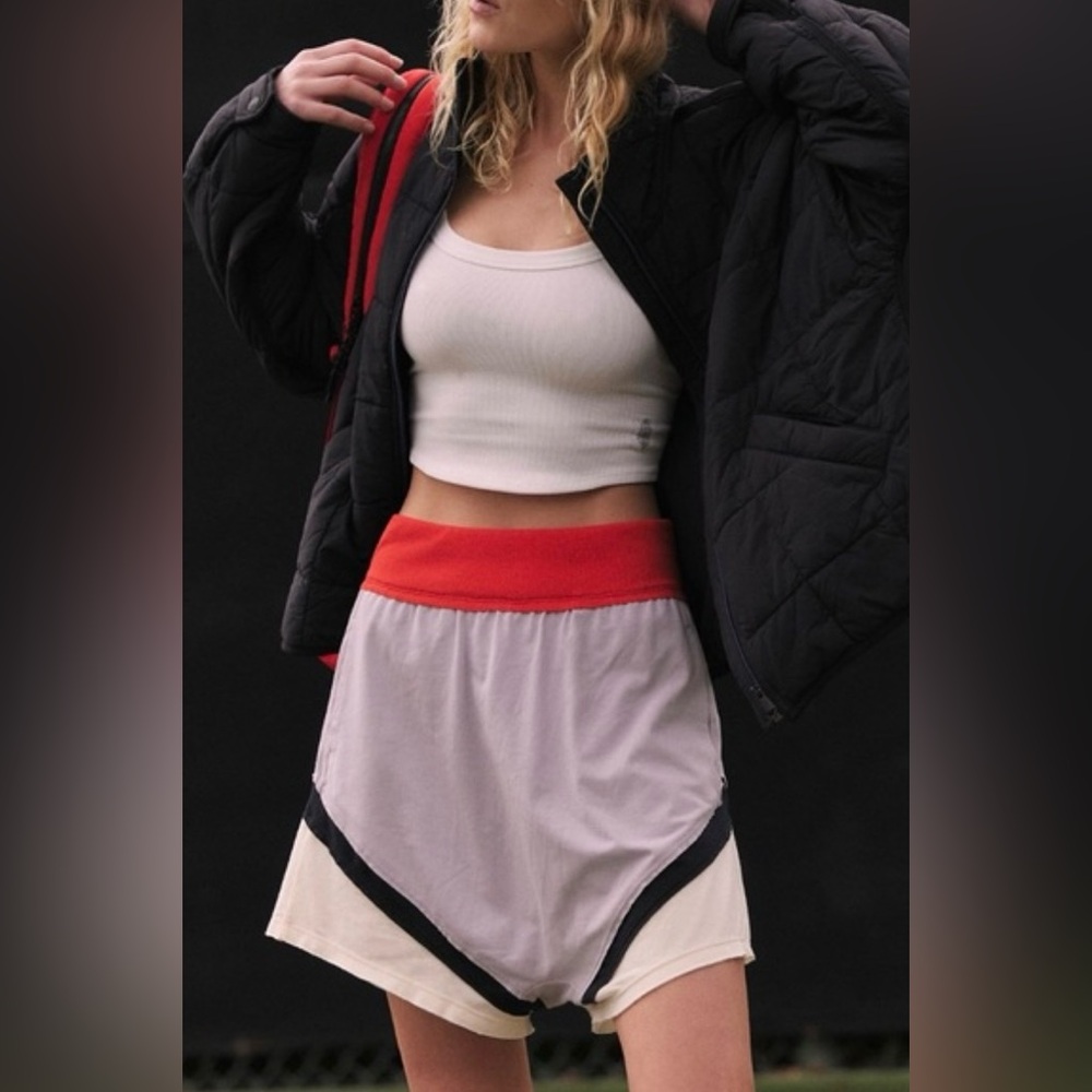 FP movement Colorblock Hot Shot Harem Shorts Small EUC